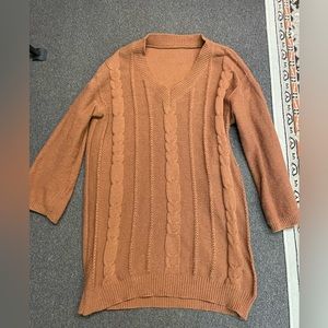 Oversized Orange Sweater